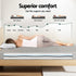 Cool Gel Memory Foam Mattress Charcoal 7-Zone Washable Bamboo Cover 15cm Single