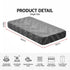 Giselle 25cm Single Memory Foam Mattress Gel Infused Foam Removable Cover