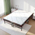 Folding Bed with Mattress Double – Bamboo Cover, Steel Frame, Portable 150kg