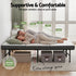 Giselle Folding Bed with Mattress Queen Portable Foldable Guest Bed Bamboo Cover