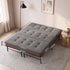 Double Folding Bed with Mattress Metal Frame Guest Bed 15cm Foam Foldable