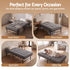 Giselle Single Folding Bed with 15cm Foam Mattress Steel Frame Guest Bed