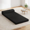 Foldable Foam Sofa Bed Mattress Convertible Guest Bed Black 180cm