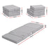 Giselle Folding Mattress Single 15cm Foldable 4-Fold Foam Chair Bed Storage Bag