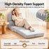 Giselle Folding Mattress Single 15cm Foldable 4-Fold Foam Chair Bed Storage Bag