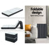 Folding Foam Mattress – Bamboo Cover, Sofa/Bed, High‑Density Foam, White/Grey
