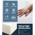 Folding Foam Mattress – Bamboo Cover, Sofa/Bed, High‑Density Foam, White/Grey