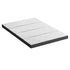 Foldable Double Mattress 4 Fold Foam Bed Bamboo Cover Guest Sleeping Mat