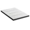 Foldable Double Mattress 4 Fold Foam Bed Bamboo Cover Guest Sleeping Mat