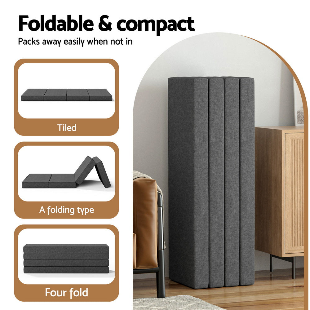 Foldable Mattress Folding Foam Mattresses Portable Mat Queen