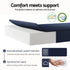 Giselle Foldable Mattress Folding Foam Mattresses Portable Floor Mat Blue Double