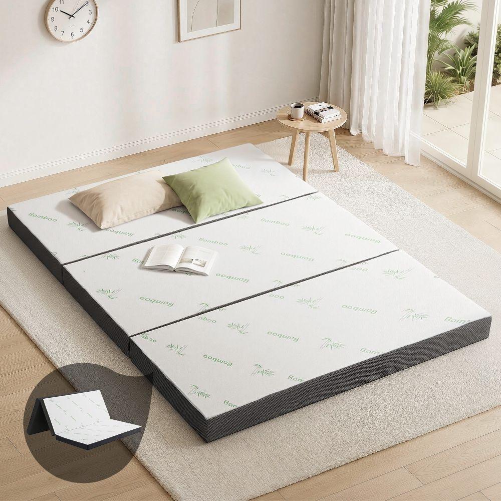 Foldable Mattress Folding Foam Mattresses Bamboo Queen