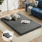 Foldable Foam Mattress Sofa Bed Double Guest Floor Mattress Dark Grey