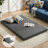 Foldable Foam Mattress Sofa Bed Double Guest Floor Mattress Dark Grey