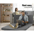 Foldable Foam Mattress Sofa Bed Double Guest Floor Mattress Dark Grey