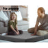 Foldable Foam Mattress Sofa Bed Double Guest Floor Mattress Dark Grey