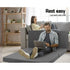 Foldable Foam Mattress Sofa Bed Double Guest Floor Mattress Dark Grey