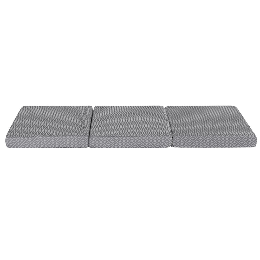 Foldable Mattress Folding Sofa Bed Trifold Memory Foam Camping Cushion Mat