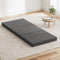Single Foldable Foam Mattress Portable Guest Bed Grey 190x79cm