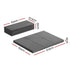 Queen Tri Fold Foam Mattress Grey Foldable Guest Bed Sofa Mattress