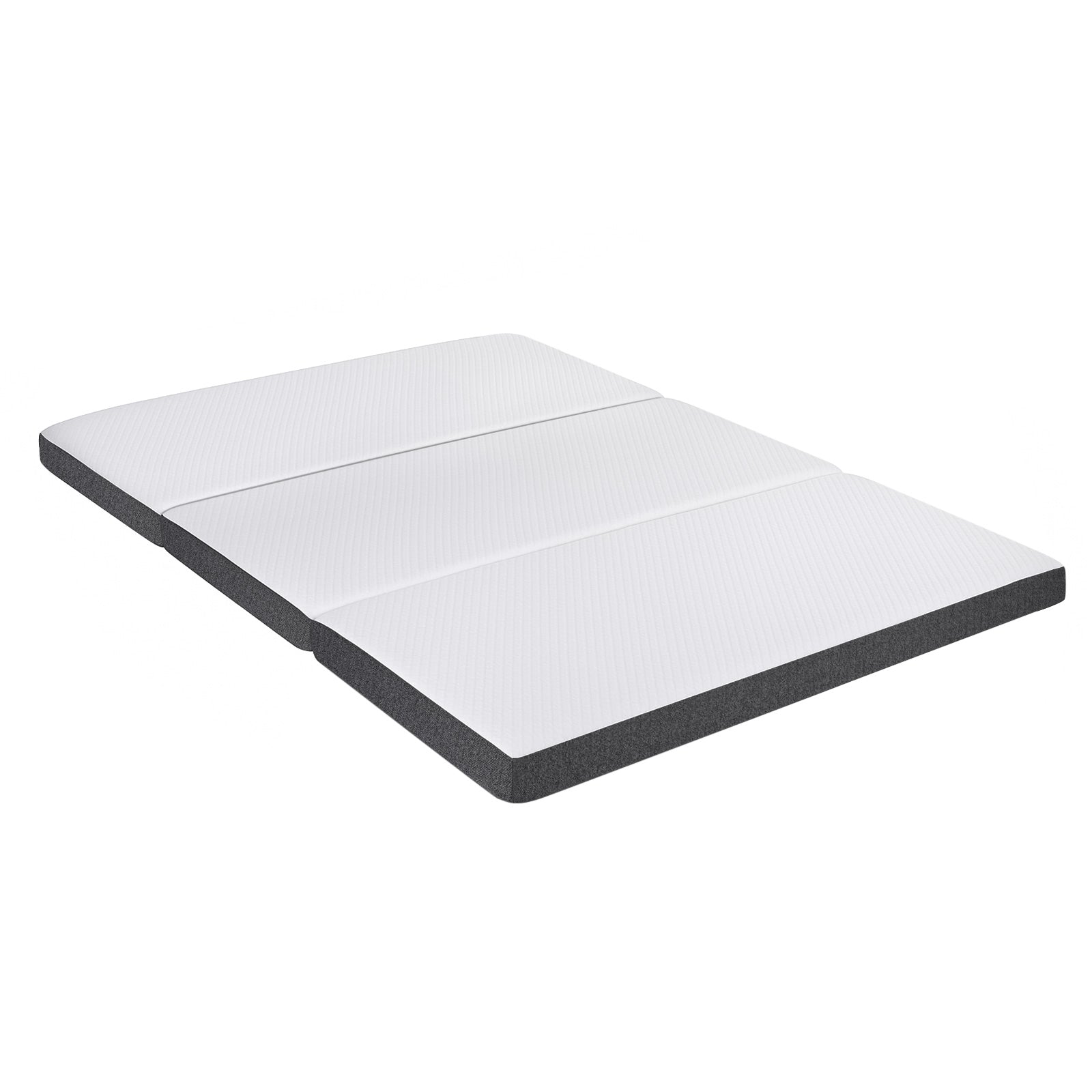 Foldable Mattress Folding Sofa Bed Tri-Fold Memory Foam Tencel Queen