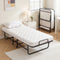 ARTISS Folding Bed with Mattress, Portable Rollaway 150kg Capacity 190CM