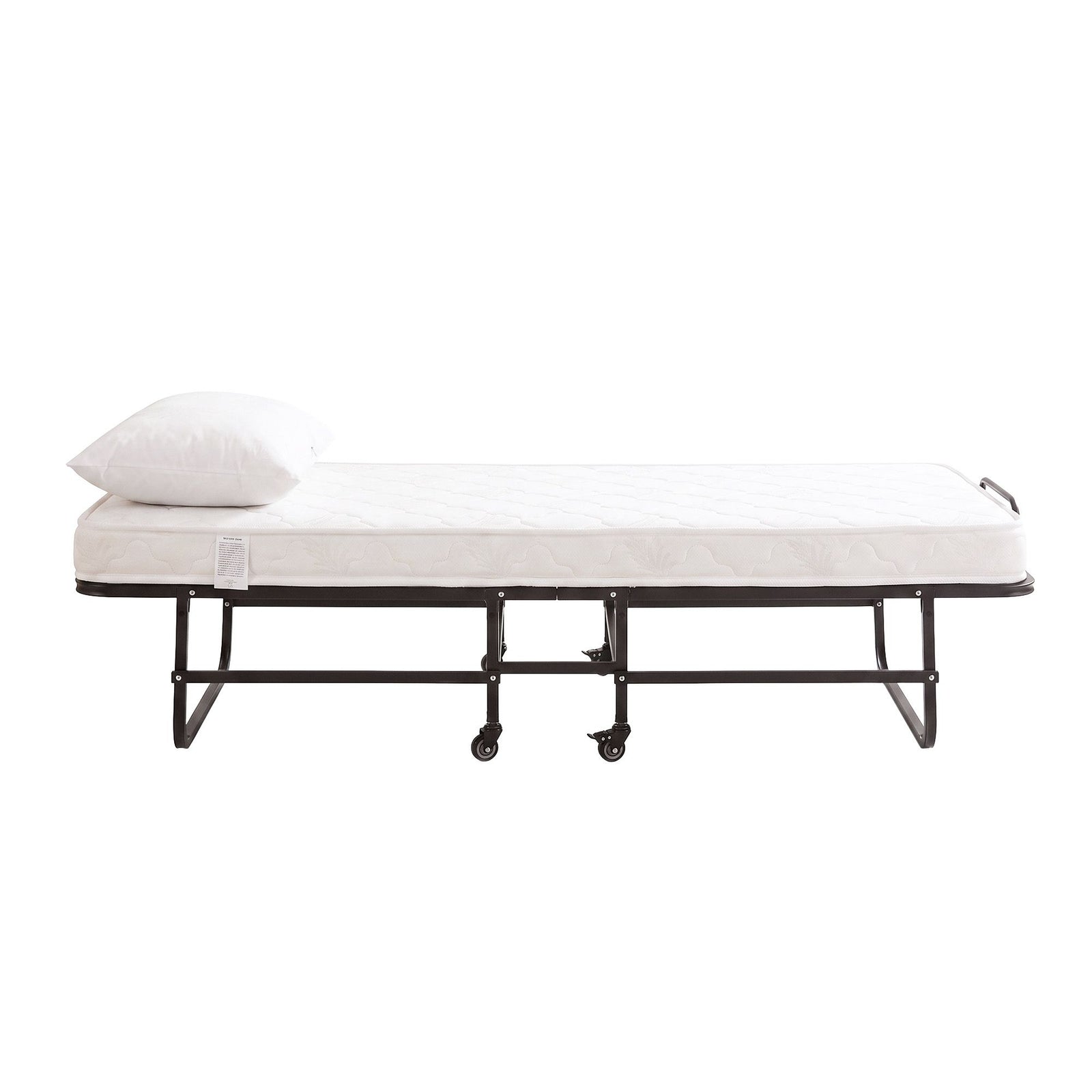 ARTISS Folding Bed with Mattress, Portable Rollaway 150kg Capacity 190CM
