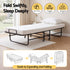 ARTISS Folding Bed with Mattress, Portable Rollaway 150kg Capacity 190CM