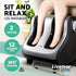 Foot Massager Shiatsu 80W 360° Kneading Calf Leg 3 Intensity Silver