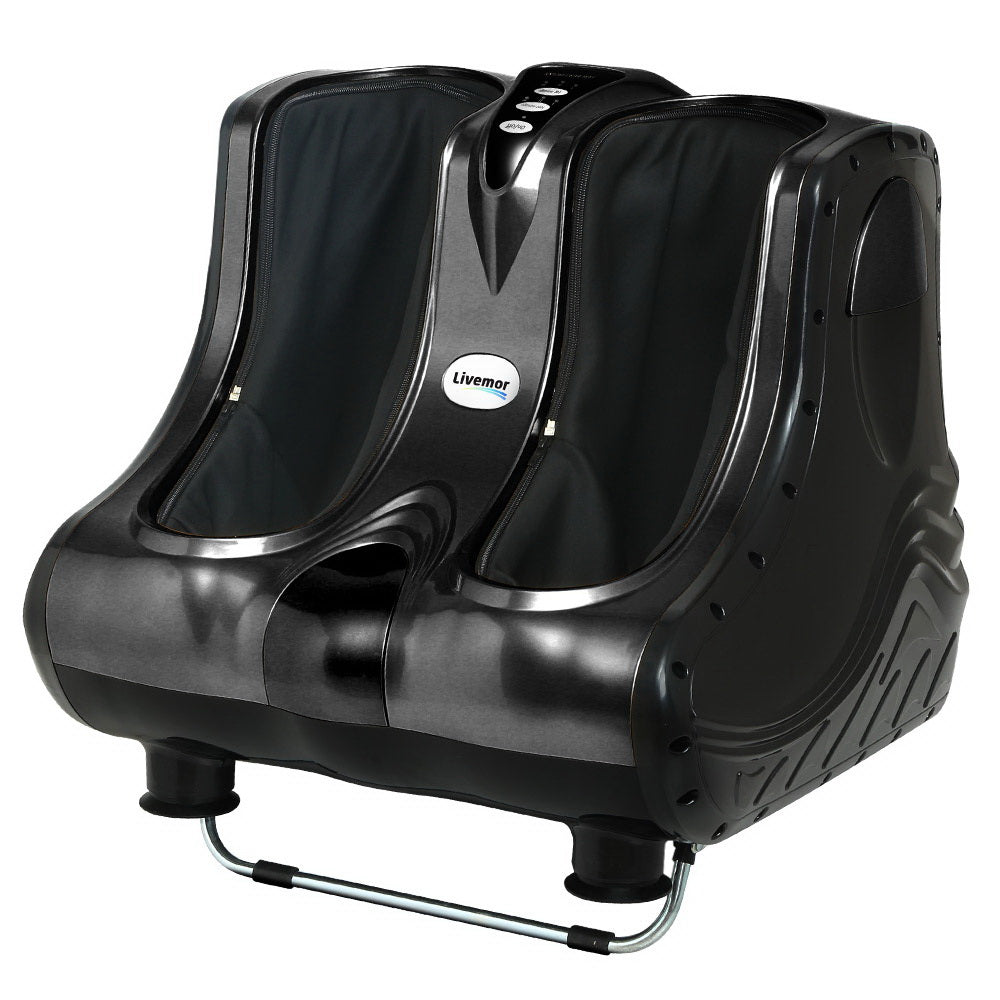 Foot Massager Shiatsu 80W 360 Degree Kneading Ankle Calf Leg Black Finish