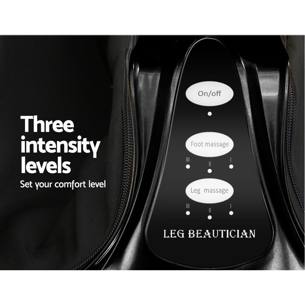 Foot Massager Shiatsu 80W 360 Degree Kneading Ankle Calf Leg Black Finish