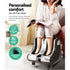 Foot Massager Shiatsu 80W 360° Kneading Ankle Calf Leg 3 Intensity Silver