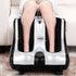 Foot Massager Shiatsu 80W 360° Kneading Ankle Calf Leg 3 Intensity Silver