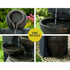 Solar Water Fountain Feature Cascading Outdoor Garden Fountain
