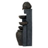 Solar Water Fountain Feature Cascading Outdoor Garden Fountain