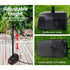 Solar Fountain Pump 250L/H LED Light Battery Rechargeable 5m Cable