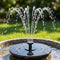 Gardeon Solar Fountain Pump for Bird Bath Water Feature 165L/h 1.35m Black