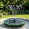 Solar Fountain Pumps Bird Bath Floating Lotus Desig Water Feature 31cm