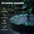 Solar Fountain Pumps Bird Bath Floating Lotus Desig Water Feature 31cm