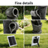 Solar Fountain Water Feature Cascading Fountain 3-Tier Pot LED Lights 80CM Grey