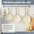 5-star Chef Frying Pan 3PCS Shades Frypan Set Ceramic Coating Multi Colour