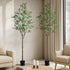 Livsip 2x Artificial Olive Tree Tall Faux Potted Plants 210cm