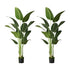 Livsip 2 Pack Artificial Bird of Paradise 180cm Fake Tree Home Decor