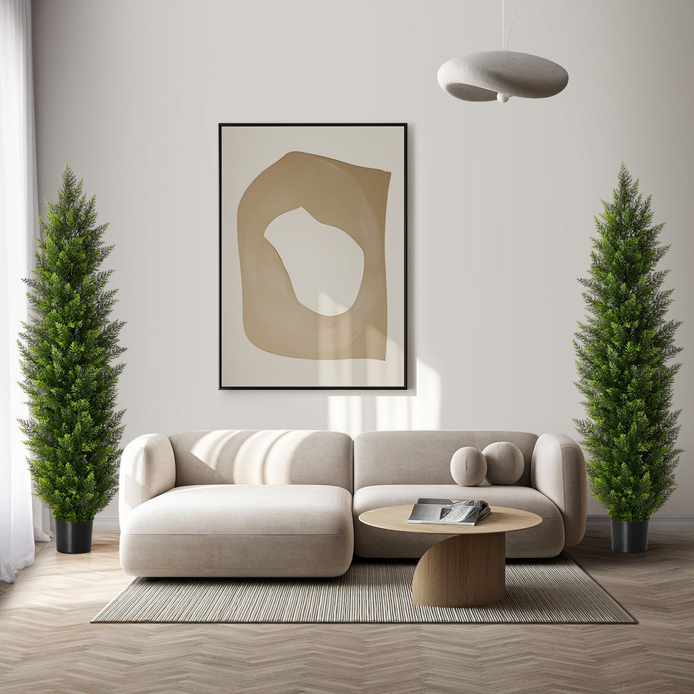 Livsip 2 Pack Artificial Pine Tree 150cm Faux Plant Home Decor