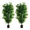 Livsip 2x Ficus Tree 150cm Potted Faux Plants
