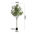 Livsip 150cm Eucalyptus Tree Potted Faux Plant
