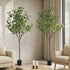 Livsip 2x Eucalyptus Tree 150cm Potted Faux Plants