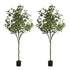Livsip 2x Eucalyptus Tree 150cm Potted Faux Plants