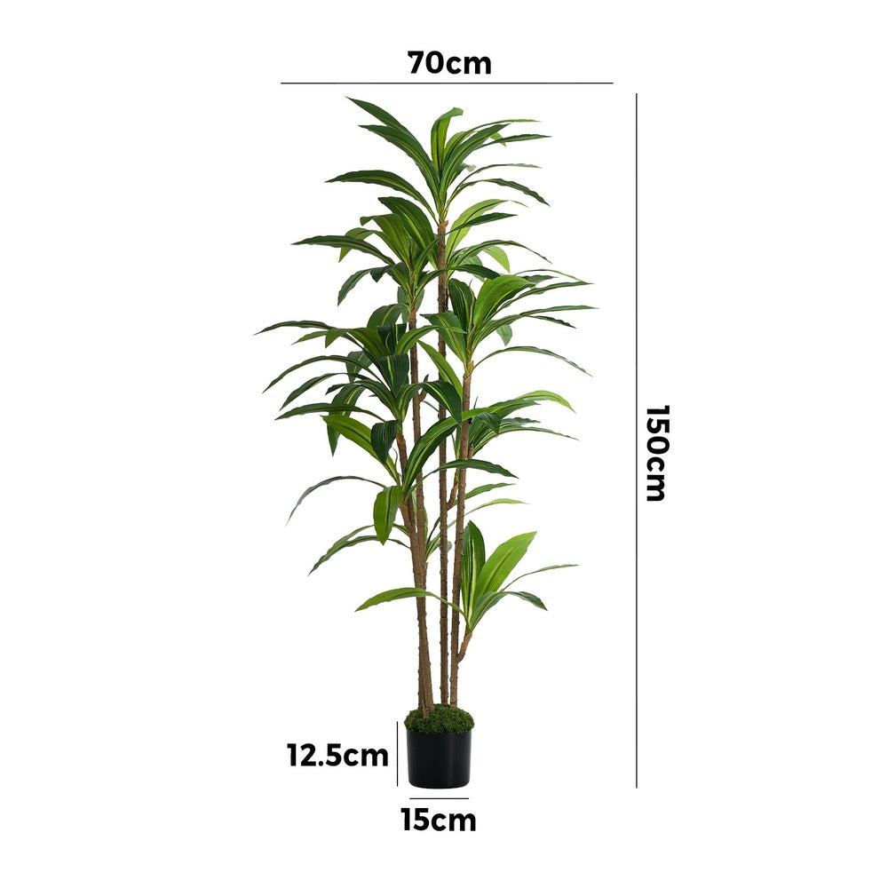 Livsip 150cm Dracaena Tree Potted Faux Plant
