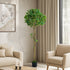Artificial Bay Laurel Ball Topiary Tree, 150cm Tall, Single Pot